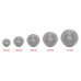 Фітбол  Hop-Sport 65cm HS-R065YB silver + насос - фото №9